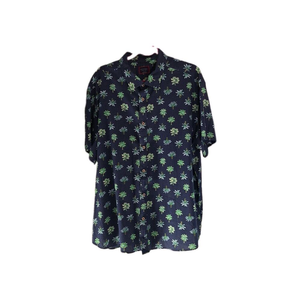Untuckit Short Sleeve Men's Button Up Casual Shirt Size XxXL Large